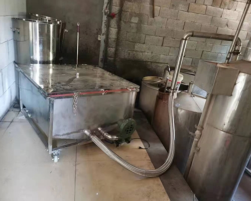 新疆酿酒装备蒸煮摊凉一体机